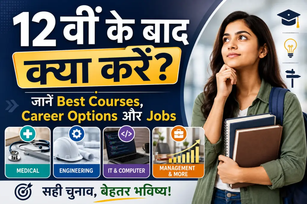 12वीं के बाद क्या करें? Best Courses, Career Options & Jobs